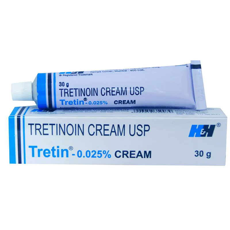 Tretinoin Cream USP Tretin-0.025% A酸乳膏